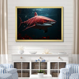 Oceans Red Ghost Shark Photography - Red Shark Wall Art