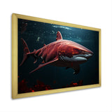 Oceans Red Ghost Shark Photography - Red Shark Wall Art