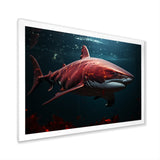 Oceans Red Ghost Shark Photography - Red Shark Wall Art