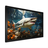 Shark Ballet Painting - Gray Shark Wall Art