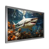 Shark Ballet Painting - Gray Shark Wall Art