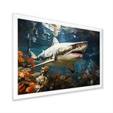 Shark Ballet Painting - Gray Shark Wall Art