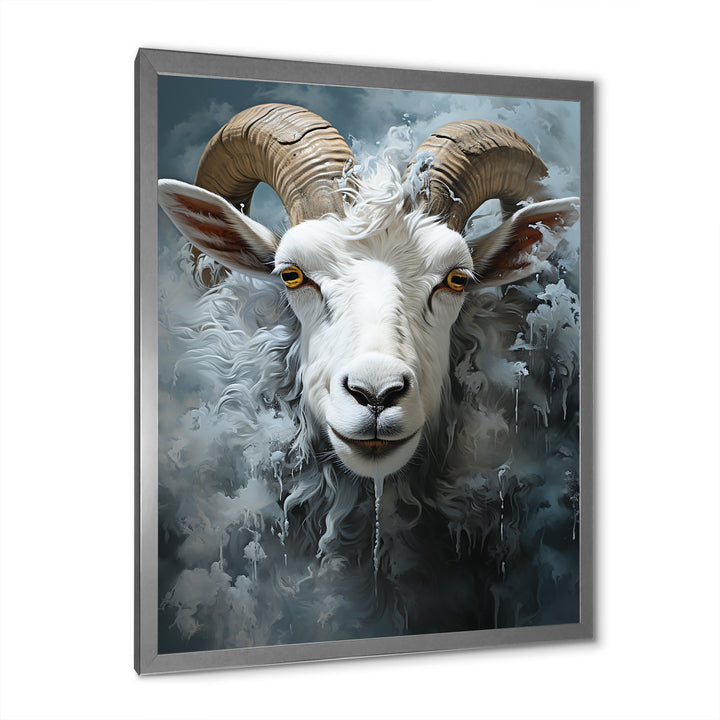 Moody Minimalism Sheep - Sheep Wall Decor