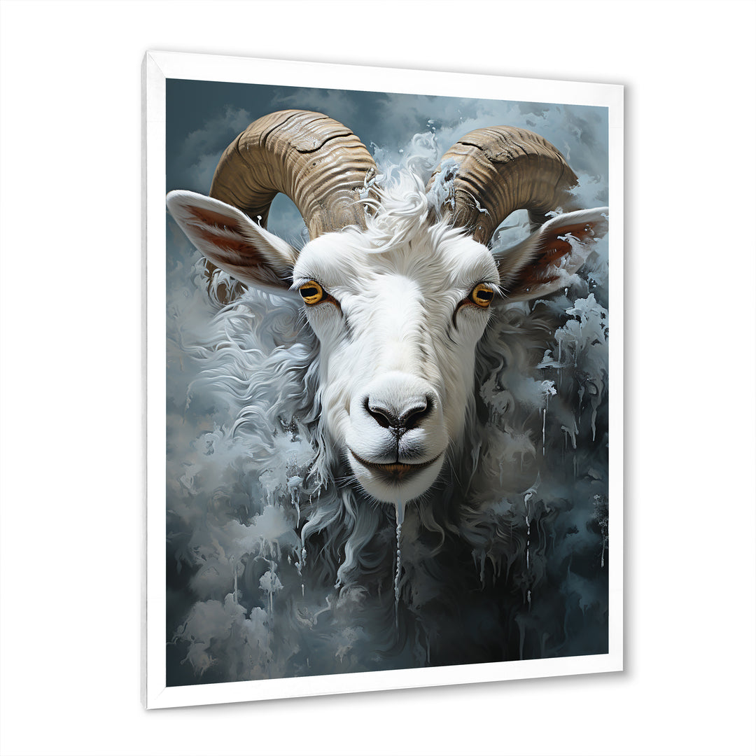 Moody Minimalism Sheep - Sheep Wall Decor