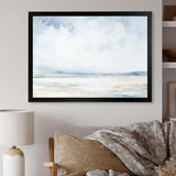 Minimalism Cloudy Sky Scenery II - Landscapes Canvas Wall Art