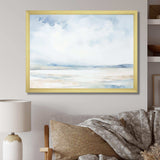 Minimalism Cloudy Sky Scenery II - Landscapes Canvas Wall Art