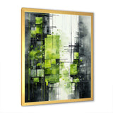 Lime Lofts Skyscraper City Horizon II - Architecture Canvas Wall Art