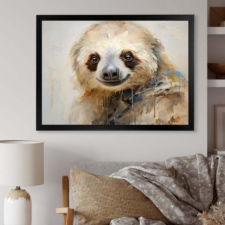Thoughtful Sloth - Sloth Wall Art Prints