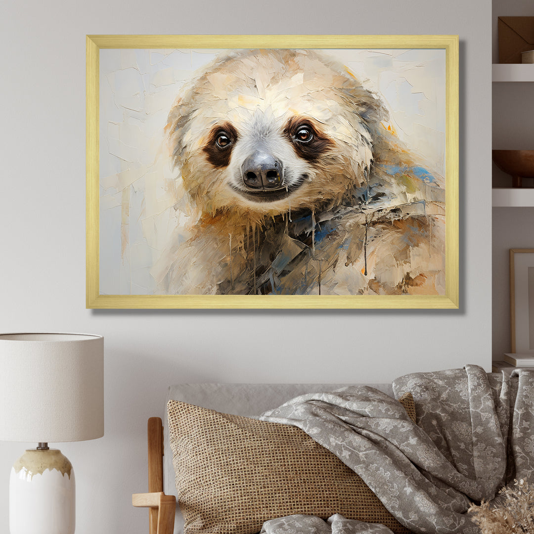 Thoughtful Sloth - Sloth Wall Art Prints