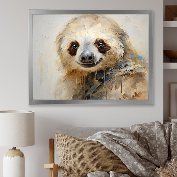 Thoughtful Sloth - Sloth Wall Art Prints