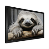 Mellow Sloth - Beige Sloth Wall Art