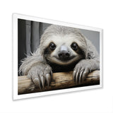 Mellow Sloth - Beige Sloth Wall Art