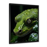 Coiled Emerald Snake - Snake Wall Decor