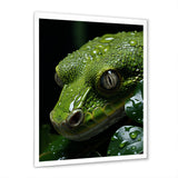Coiled Emerald Snake - Snake Wall Decor