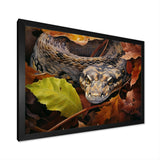 Foliage Slytherin Autumn Snakes - Brown Snake Wall Art