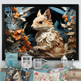 Minimalism Squirrel - Squirrel Home Decor Art