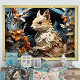 Minimalism Squirrel - Squirrel Home Decor Art