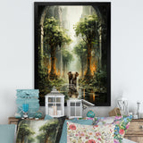 Elephant Gentle Giants Of Temple - Elephant Wall Decor