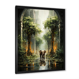 Elephant Gentle Giants Of Temple - Elephant Wall Decor