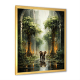Elephant Gentle Giants Of Temple - Elephant Wall Decor