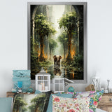 Elephant Gentle Giants Of Temple - Elephant Wall Decor