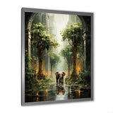 Elephant Gentle Giants Of Temple - Elephant Wall Decor