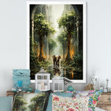 Elephant Gentle Giants Of Temple - Elephant Wall Decor