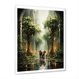 Elephant Gentle Giants Of Temple - Elephant Wall Decor