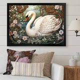 Swans Majesty Horizon - Swans Home Decor Art