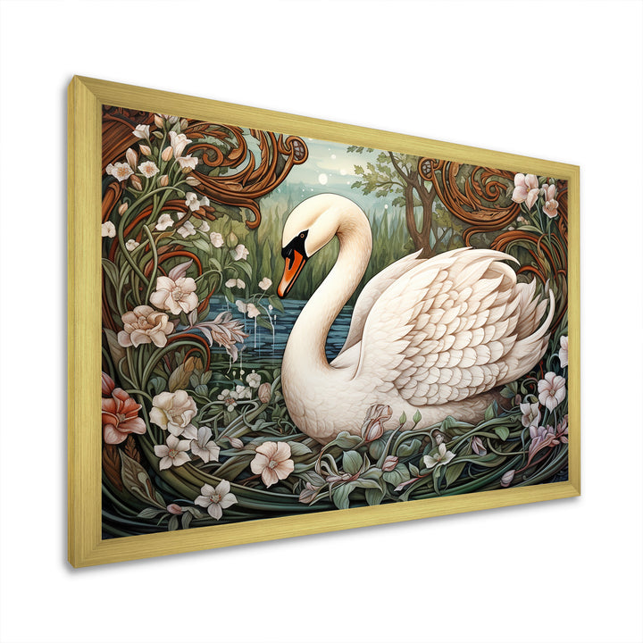 Swans Majesty Horizon - Swans Home Decor Art