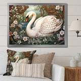 Swans Majesty Horizon - Swans Home Decor Art