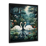 Swans Eternal Love - Swans Living Room Wall Art