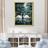 Swans Eternal Love - Swans Living Room Wall Art