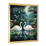 Swans Eternal Love - Swans Living Room Wall Art