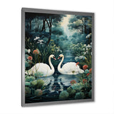 Swans Eternal Love - Swans Living Room Wall Art