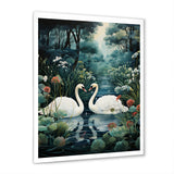 Swans Eternal Love - Swans Living Room Wall Art