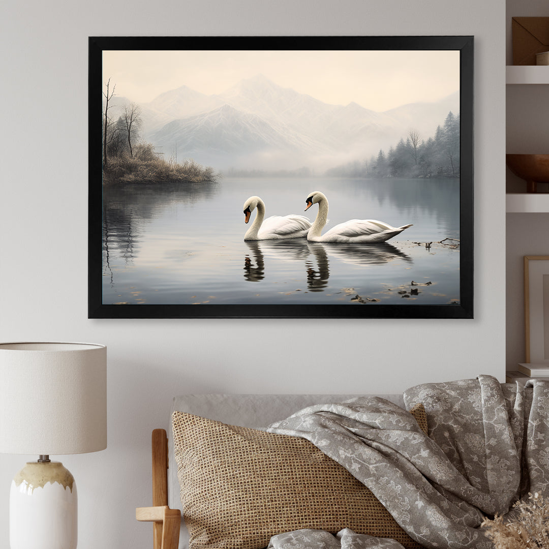 The Swans Odyssey - Swans Canvas Wall Art