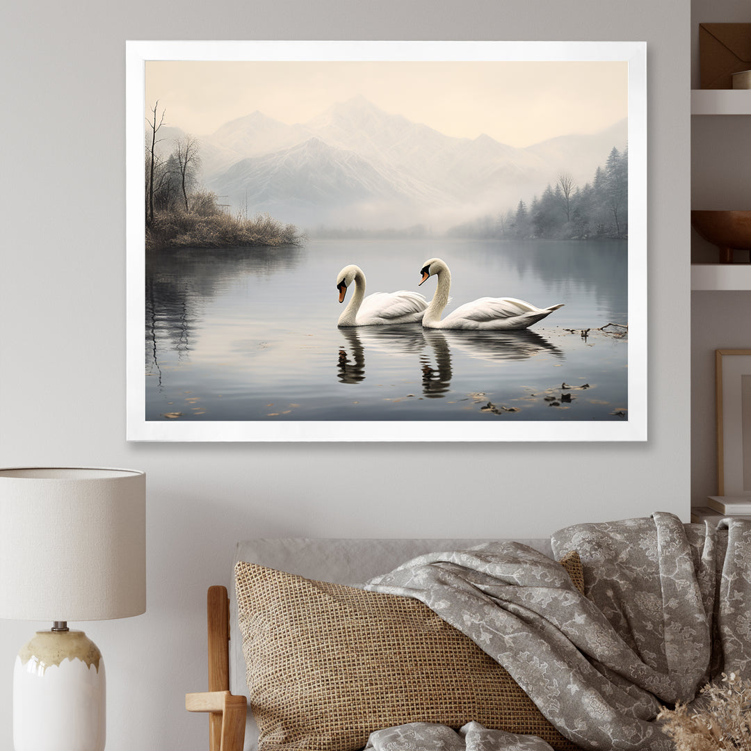 The Swans Odyssey - Swans Canvas Wall Art