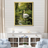 Swans Refuge By The Lake - Swans Wall Decor