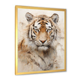 Minimalism Beige Tiger - Beige Tiger Wall Art