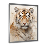 Minimalism Beige Tiger - Beige Tiger Wall Art