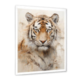 Minimalism Beige Tiger - Beige Tiger Wall Art