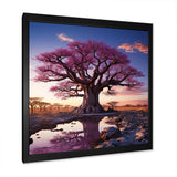 Baobab Trees Enchanted Hues I - Floral Canvas Wall Art