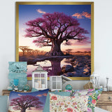 Baobab Trees Enchanted Hues I - Floral Canvas Wall Art