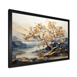 Gilded Beauty Maple Tree I - Floral Canvas Wall Art