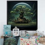 Surreal Bonsai Embrace - Landscapes Canvas Wall Art