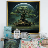 Surreal Bonsai Embrace - Landscapes Canvas Wall Art