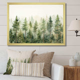 Pine Trees Minimalism Dream - Landscapes Canvas Wall Art