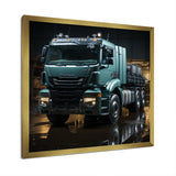 Abstract 53Ft Truck Harmony - Truck Canvas Wall Art