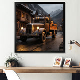 Classic Delivery Truck Photo - Truck Canvas Wall Art